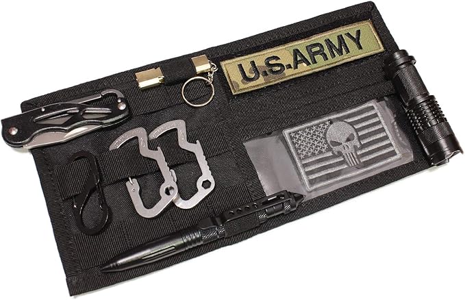 WYNEX Molle Visor Panel Organizer, Tactical Car Sun Visor Cover Molle Webbing Compatible Vehicle Visor Storage Holder Pouch