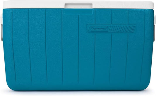 Coleman Chiller 48qt Insulated Portable Cooler with Ice Retention & Heavy-Duty Handles, Made in USA
