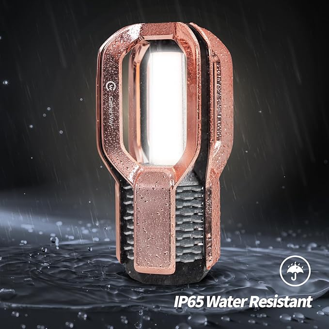 Rechargeable LED Camping Lantern - Free-Grip Design,4 Modes,IP65 Waterproof,3000K Warm Glow, Lightweight Portable Outdoor Light,Emergency Tent Light for Hiking,Backpacking & Home Use