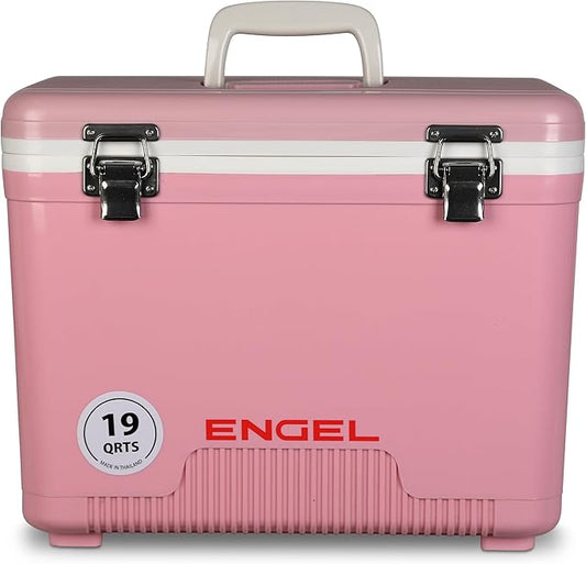 Engel 19qt Leak-Proof, Air Tight, Drybox Cooler and Small Hard Shell Lunchbox for Men and Women
