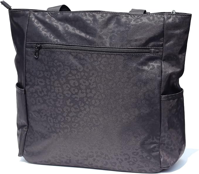 ESVAN Original Floral Water Resistant Large Tote Bag Shoulder Bag for Gym Beach Travel Daily Bags Upgraded