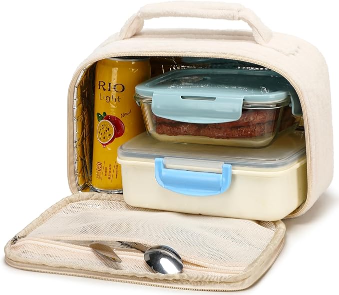 LOIDOU Lunch Box for Kids Boys Girls Insulated Lunch Bag Thermal Meal Tote Reusable Lunch Pail Bags for School Travel