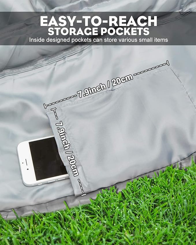 Rantizon Sleeping Bags for Adults Backpacking Lightweight Waterproof- Cold/Warm Weather Sleeping Bag for Mens Kids Boys Girls Camping Essentials Hiking Outdoor Travel Hunting with Compression Bags