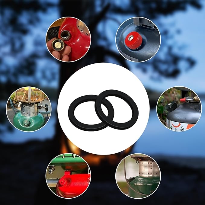 Fuel Cap Seals for Coleman 220 Lanterns and Stoves Fuel Caps 12-Pack (NO.2)