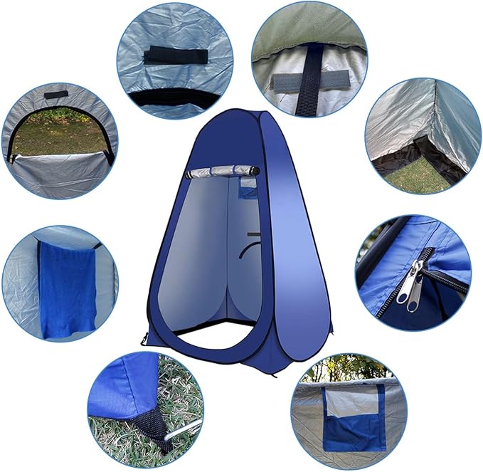 Pop Up Privacy Shower Tent Portable Outdoor Sun Shelter Camp Toilet Changing Dressing Room
