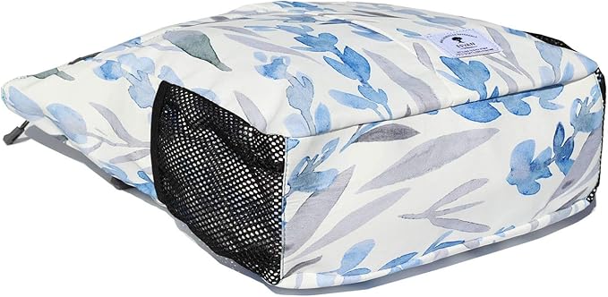 ESVAN Original Floral Water Resistant Large Tote Bag Shoulder Bag for Gym Beach Travel Daily Bags Upgraded