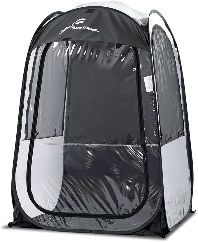 Sportneer Sports Tent, 1 Person Tent Sports Tents for Parents for Cold Day Lightweight Portable Pop Up Tent for Sports Event, Protection from Cold Wind and Rain