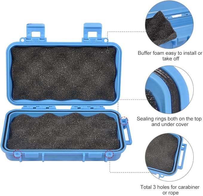 VGEBY1 Dry Storage Box, Watertight Case, Outdoor Products for Fishing Camping