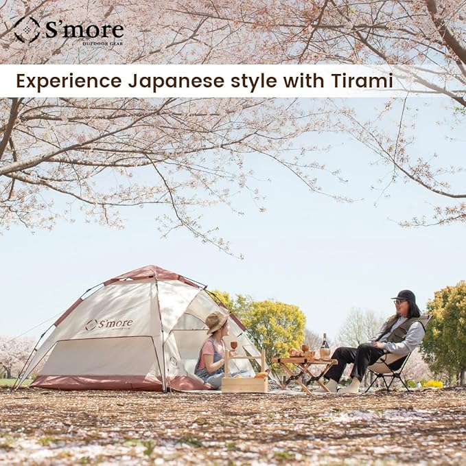 S'more Emergency Tent Shelter, Survival Tent for 2 Person, Lightweight and Portable Sun Shade Shelter, UFP 30+ Waterproof and Windproof Tent for Camping, Hiking, Backpacking and Outdoor Activities
