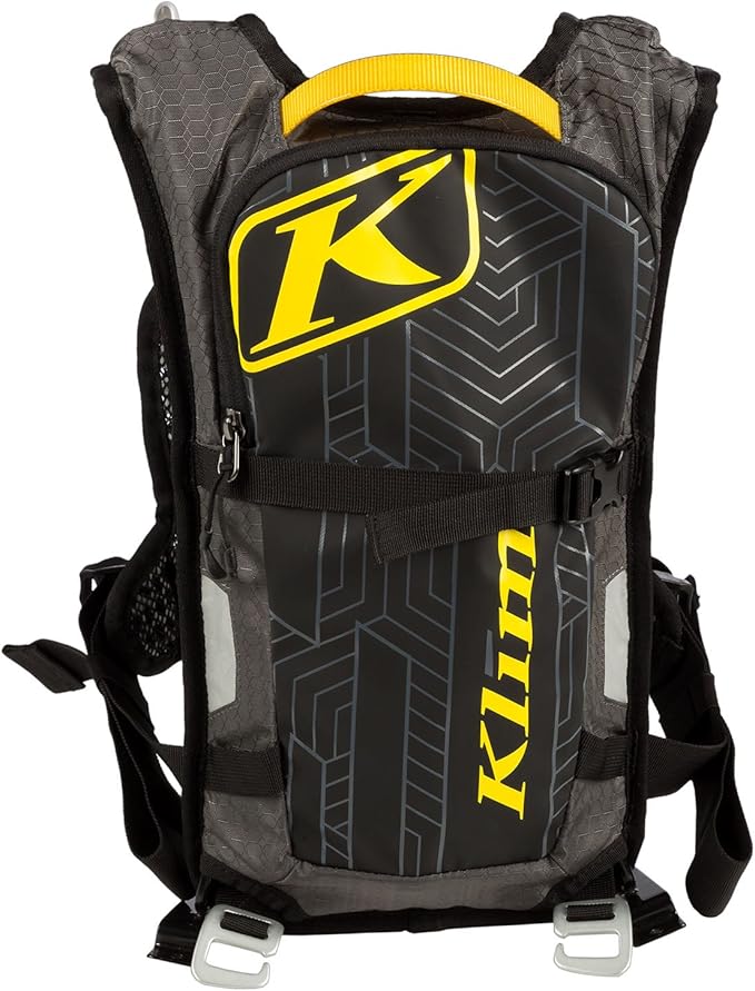 KLIM Quench Pak Hydration Backpack Gray - Includes 1.5/2 Liter KILM Hydrapack Reservoir