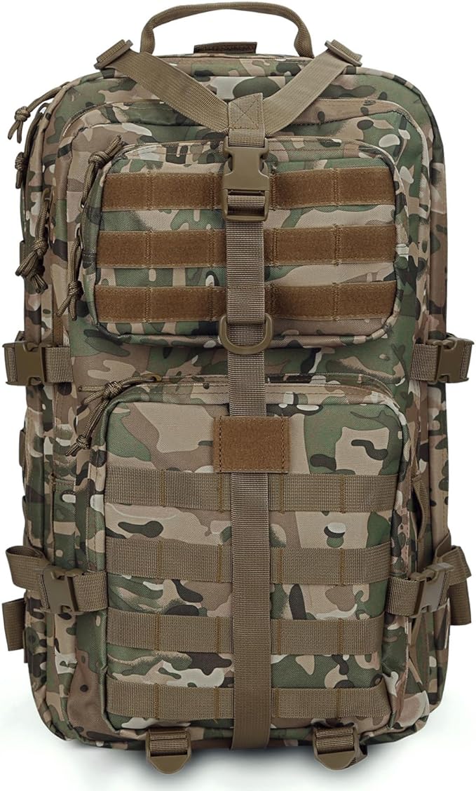 REEBOW GEAR Tactical Backpack for Men Military Tactical Bag Pack Army Molle Survival Bags Backpacks Comouflage