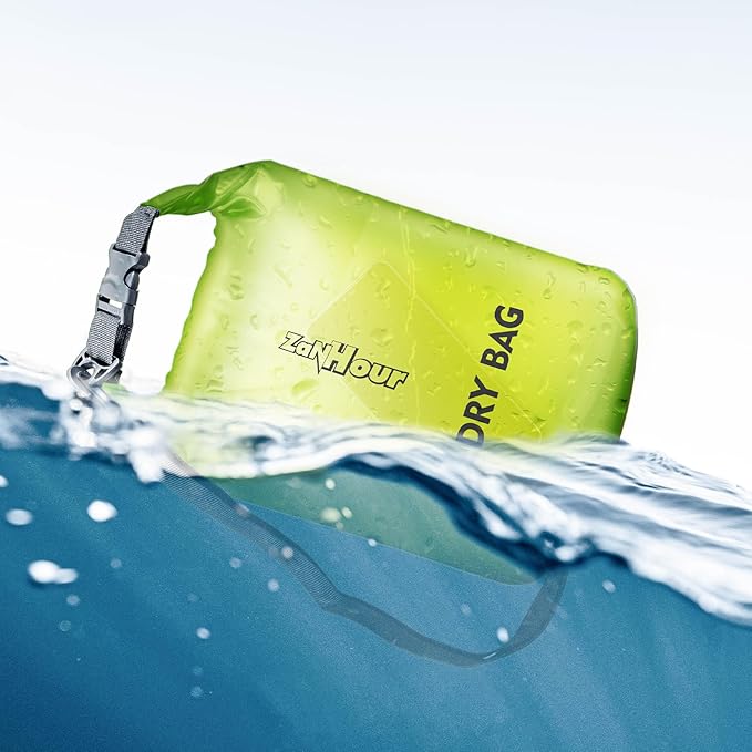 Waterproof Dry Bag - Roll Top Transparent Storage Bag,2L/5L/10L/20L,Suitable for Traveling, Swimming, Kayaking, Camping, Fishing, Rainy Day Trips