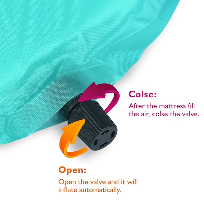 Playard Mattress, Compatible with Regalo My Play Play Yard, Self Inflatable Comfortable with Carry Case - Blue