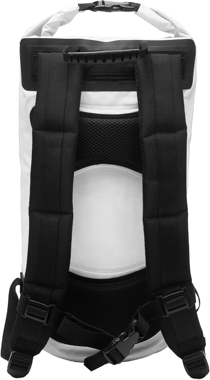 geckobrands Hydroner 20L Waterproof Dry Bag Backpack – Lightweight Roll-Top Bag with Clear Phone Pouch for Outdoor Activities