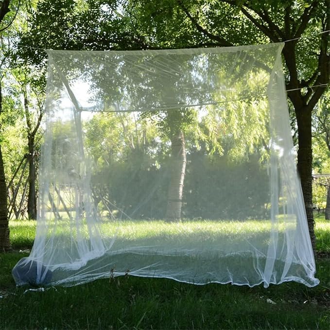 Mosquito NET for Full and Queen Size , L 75 X W 71 X H 59 inch, White (OR19106)