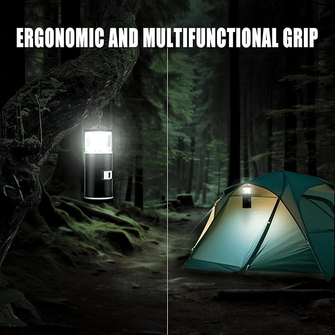 Father's Day Gifts for Dad, LED Camping Lanterns Battery Powered, Lantern with 15PCS Tool Kit, Camping Gifts for Men Husband Dad, Multitool Tool Kit Gifts for Camping, Fishing, Hiking, Lighting