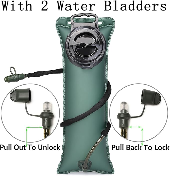 ATBP Insulated Hydration Pack Hiking Water Backpack Running Vest with 3L TPU Bladder Bag for Marathon Cycling Men