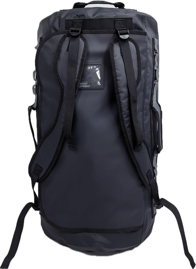 Element Equipment Trailhead 2.0 Waterproof Duffel Bag Shoulder Straps Black/Grey Large