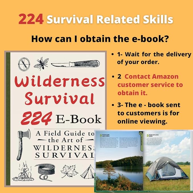 Survival Kit,13 in 1 Survival Gear and Equipment, for Dad, First Aid Kit with Survival Bracelets Emergency Blanket Tactical Flashlight for Camping Adventures