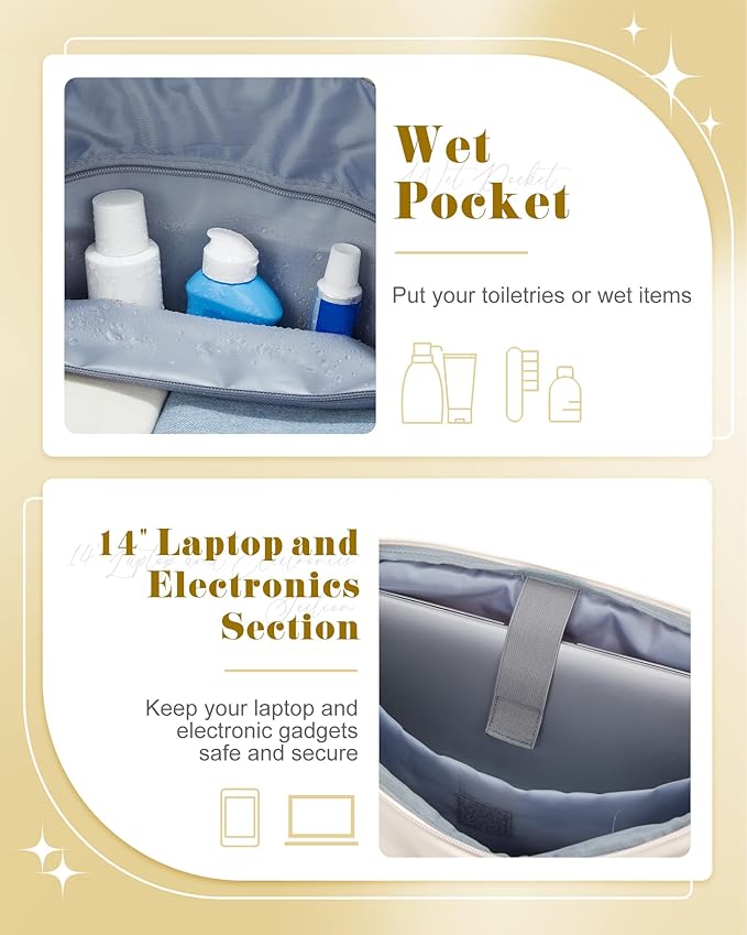 Gym Bag Womens,Travel Duffel Carry on Bag Sport Tote Bag Weekend Overnight Bag