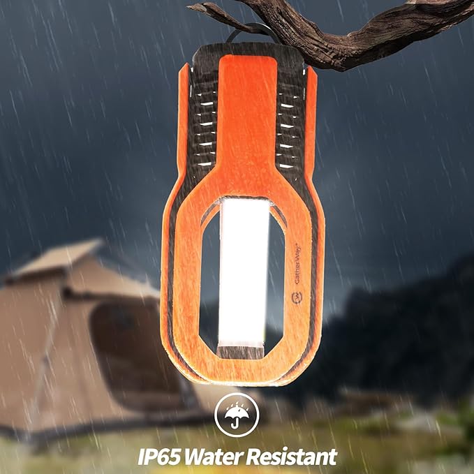 Rechargeable LED Camping Lantern - Free-Grip Design,4 Modes,IP65 Waterproof,3000K Warm Glow, Lightweight Portable Outdoor Light,Emergency Tent Light for Hiking,Backpacking & Home Use
