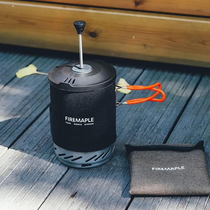 Firemaple Star French Press Coffee Filter, Suitable for X1, X2, X3 camping stove