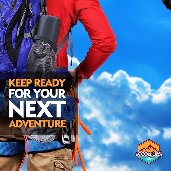 ZOOOBELIVES Ultralight Sleeping Pad with Pillow– Inflatable Camping Mat for Backpacking, Traveling and Hiking, Compact and Portable Multiple Color Options