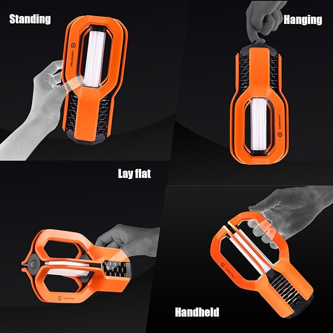 Rechargeable LED Camping Lantern - Free-Grip Design,4 Modes,IP65 Waterproof,3000K Warm Glow, Lightweight Portable Outdoor Light,Emergency Tent Light for Hiking,Backpacking & Home Use