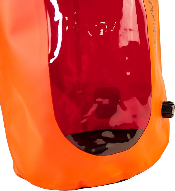 YakAttack 30L Roll-Top Waterproof Dry Bag with Air Valve | Durable & Water Resistant | Compact Storage | Remove Trapped Air | Additional Buoyancy | Dry Bag for Kayaking, Hiking, Boating & Camping
