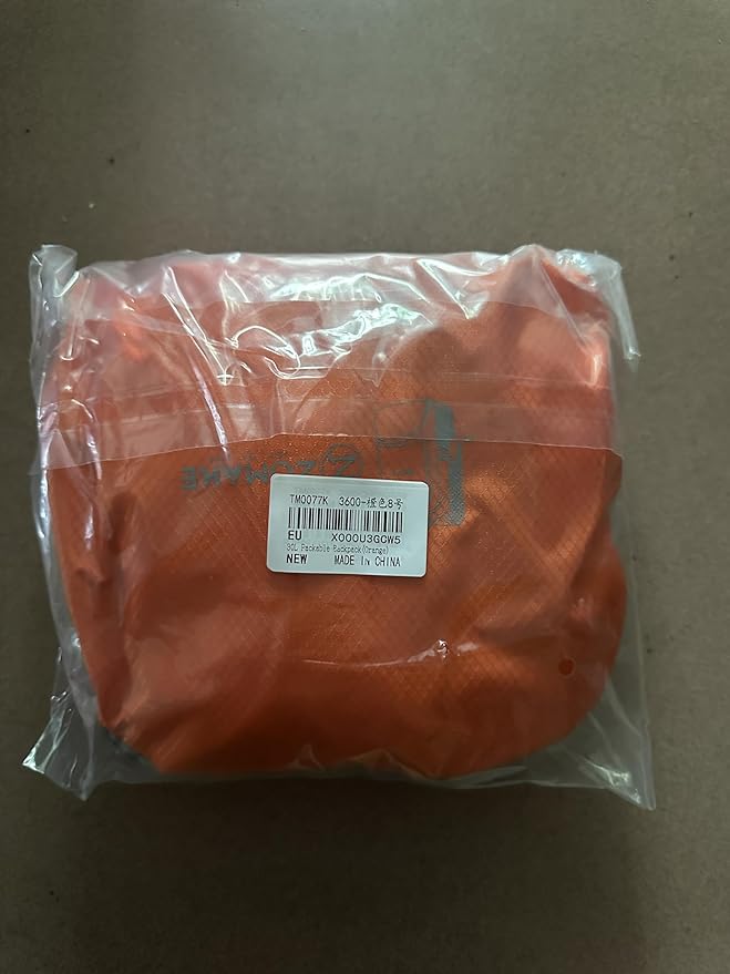 ZOMAKE Lightweight Packable Backpack 30L, Foldable Hiking Backpacks Water Resistant Compact Folding Daypack for Travel(Orange)