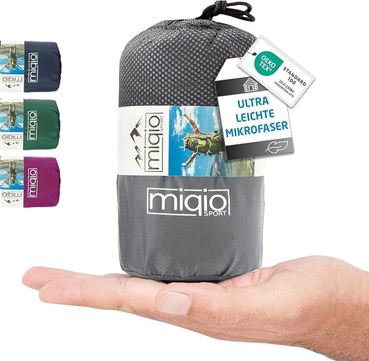 Sport 2-in-1 Sleeping Bag Liner and XL Sized Travel Sheet - Ultra Lightweight Sleep Liner Double Travel Bed Sheet - Inlett Inlay