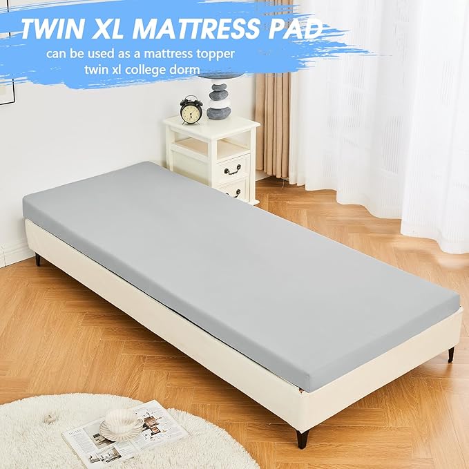 CYMULA Memory Foam Camping Mattress Pad,3inch Sleeping Pad for Camping,Non-Slip Bottom Floor Cot Car Mattress Bed with Retaining Portable Roll up Mattress Pad Mat for Travel Truck Guest Bed Tent