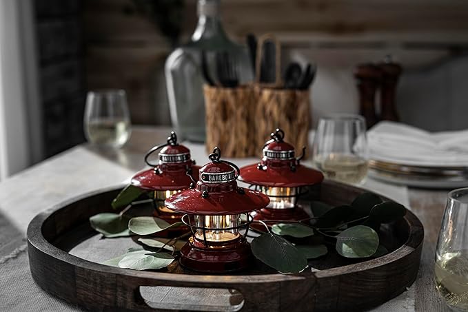 Barebones Edison Mini Vintage Adjustable LED Compact Outdoor Lantern - Essential Gear for Camping, Hiking, Fishing, Tents and Outdoor Adventures