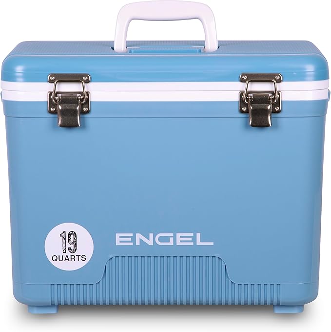 Engel 19qt Leak-Proof, Air Tight, Drybox Cooler and Small Hard Shell Lunchbox for Men and Women
