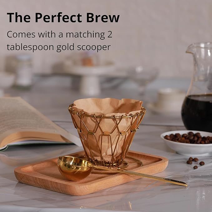 Collapsible Pour Over Coffee Dripper - Metal Coffee Dripper Set For Camping Pour Over Coffee - Pour Over Coffee Dripper & Pour Over Coffee Set, Travel Pour Over Coffee Dripper