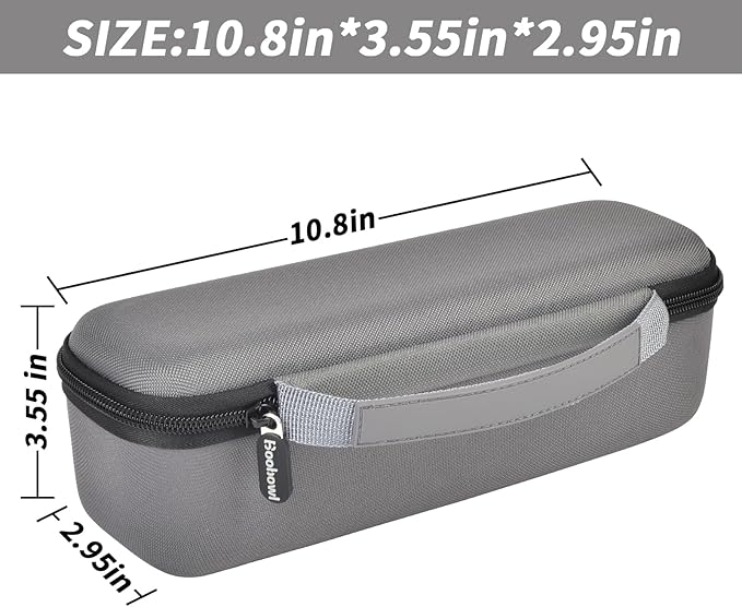 Boobowl Case Compatible with BYSOU/for AsFrost/for SupeDesk/ for Outask Camping Light Telescopic and Collapsible Night Mobile Lighting Battery, Outdoor Camping Lantern Bag (Box Only) (Grey)