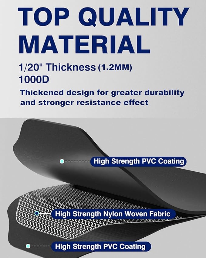 PYY Portable 87 Gallon Water Bladder - Truck Bed & Carrier Cart Water Bob Bathtub Emergency Water Bladders for Outdoor RV & Car Camping Water Bladder Tank with Spigots and Overflow Kit-Black 330L