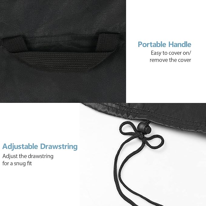 Kingling Cooler Cover, Waterproof Outdoor Rolling Ice Chest Wheeled Camping Cooler Cover