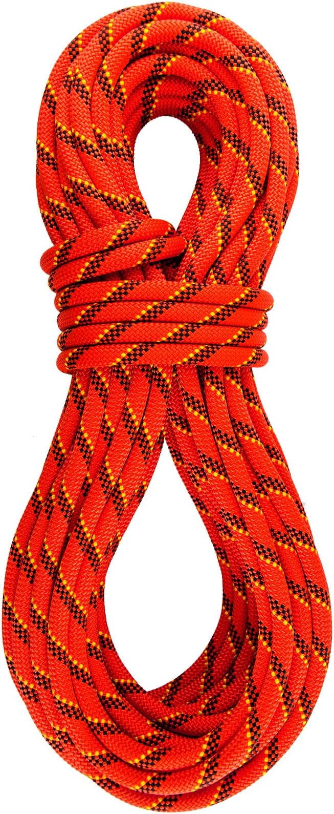 Static Climbing Rope 10.5mm UIAA Static Line Rappelling Rope Nylon Kern Mantle Rope for Escape Rope Rock Climbing, Mountain Tree Climbing, Hauling, Rescue