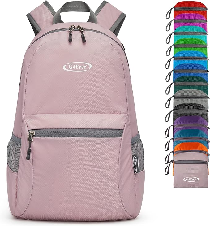 G4Free 20L Lightweight Packable Backpack Travel Hiking Daypack Foldable Backpack for Men Women