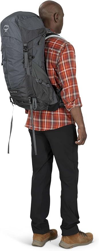 Osprey Stratos 36L Men's Hiking Backpack, Tunnel Vision Grey