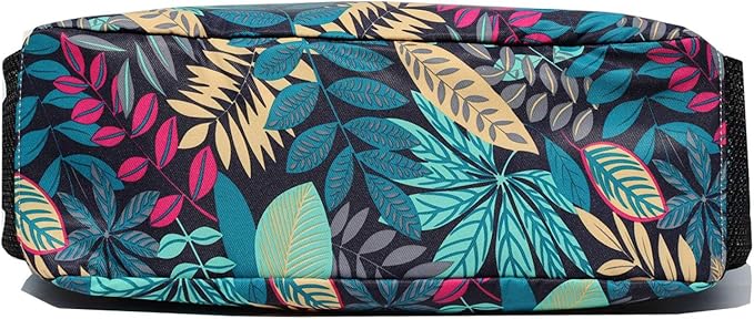 ESVAN Original Floral Water Resistant Large Tote Bag Shoulder Bag for Gym Beach Travel Daily Bags Upgraded