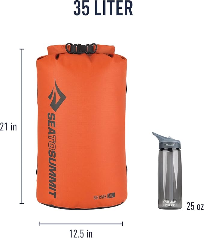 Sea to Summit Big River Dry Bag, Ultra-Durable Roll-Top Dry Storage