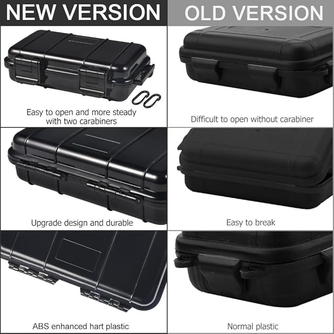 VGEBY1 Dry Storage Box, Watertight Case, Outdoor Products for Fishing Camping