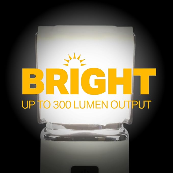 LUXPRO LP189 Mini Lantern - USB-C Rechargeable Camping Light - with 4 Color Modes - Dimmable LED Portable Lantern for Hiking & Emergency - Handy Compact Design - Beige