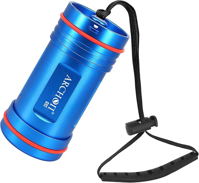 ARCHON Aluminum Alloy Waterproof Car Key Holder FOB Case, Keychain Dry Storage Box for Swimming,Diving Essential, Small Bag Kit for Boating