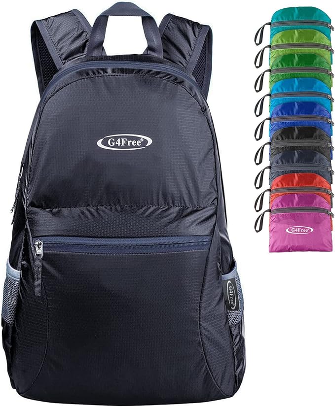 G4Free 20L Lightweight Packable Backpack Travel Hiking Daypack Foldable Backpack for Men Women