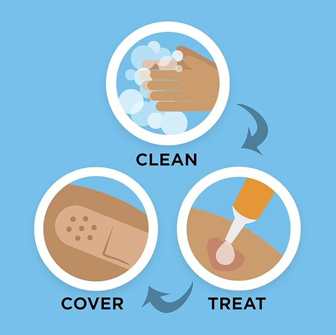 Johnson & Johnson Band-Aid Brand of First Aid Products Waterproof Tape, 1 Inch by 10 Yards (Pack of 4)