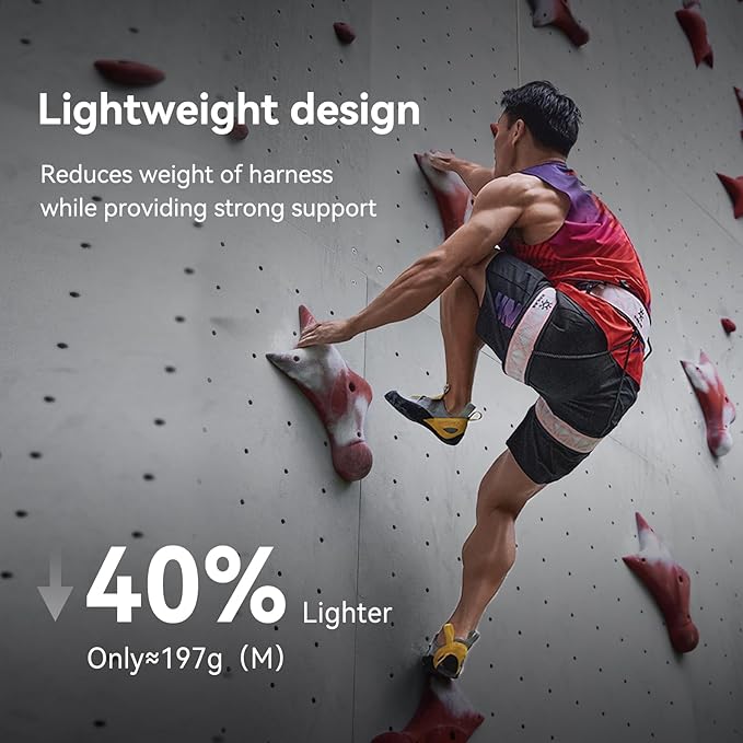 KAILAS Professional Mountaineering Harness Lightweight Rock Climbing Men Ski Harness Adjustable Comfortable