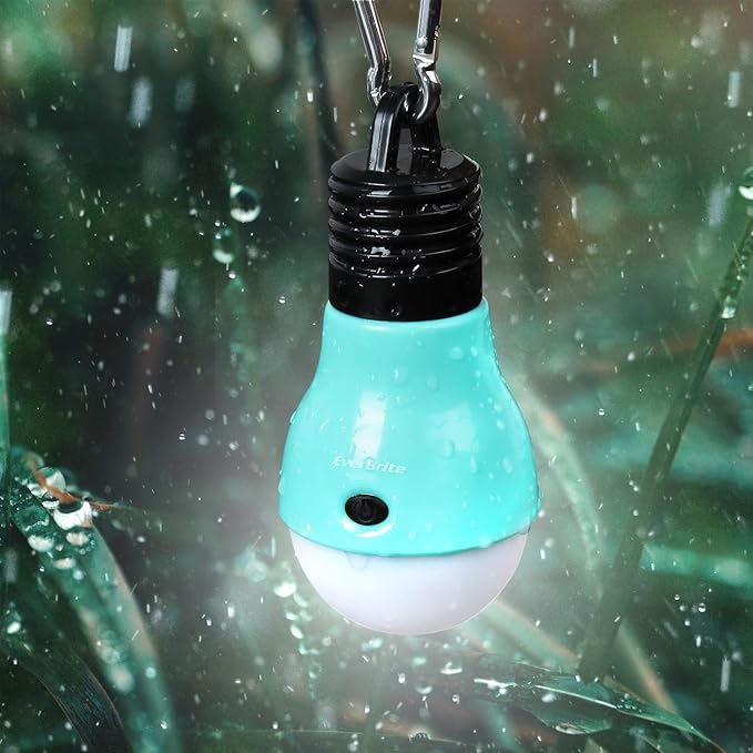 EverBrite 3-Pack Camping Lights - 3 Lighting Modes, Portable LED Bulbs Ideal for Kids’ Adventure Activities, Backpacking, Camping, Picnic, Emergency and More, 3 x AAA Batteries Included